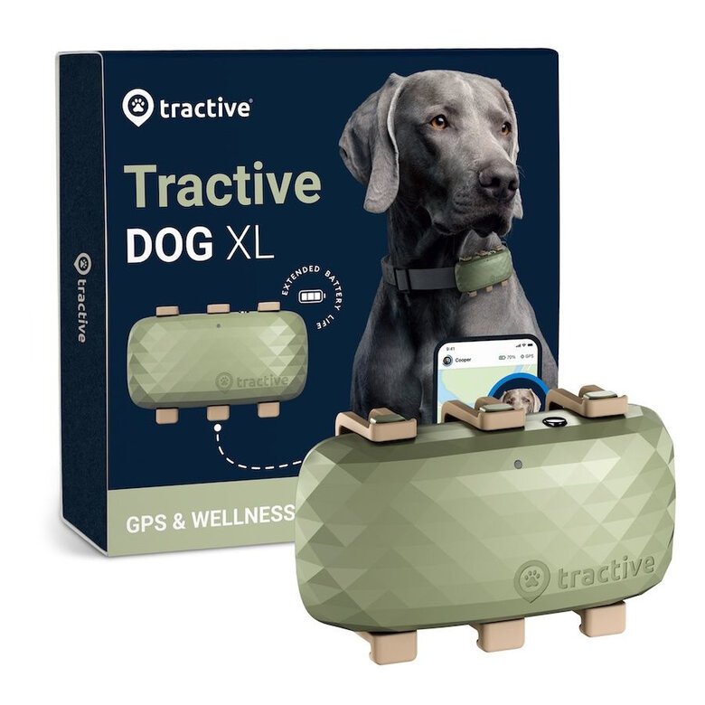 Iberoluso Tractive GPS Localizador XL para cães, , large image number null
