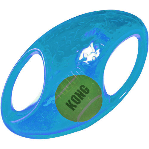 Kong Jumbler Football 2 en 1 pelota para perros Imagem n&uacute;mero 1