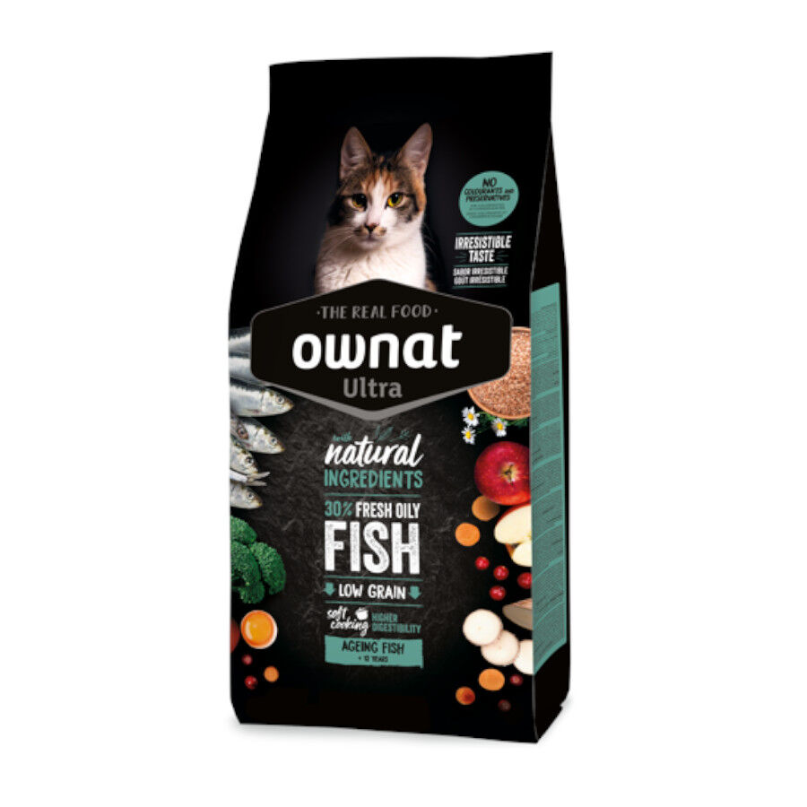 Ownat Ultra Ageing Ra&ccedil;&atilde;o de peixe para gatos, , large Imagem n&uacute;mero 1