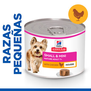 Hill's Science Plan Mature Small & Mini Mousse de Frango em lata para cães