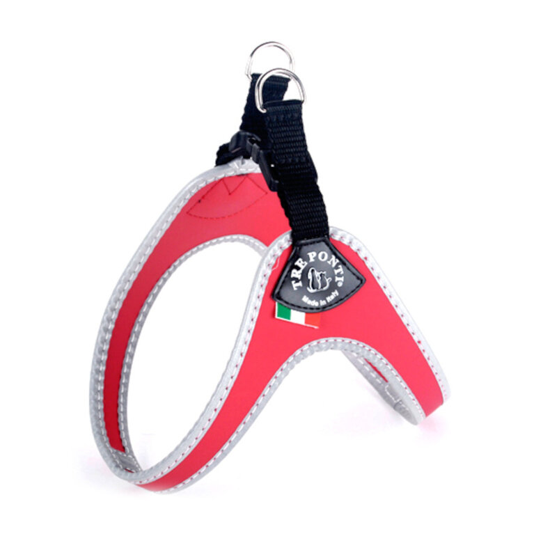 Tre Ponti Peitoral Refletor vermelho para cães,  Imagem número 1 Tre Ponti Peitoral Refletor vermelho para cães, , large Imagem número 1