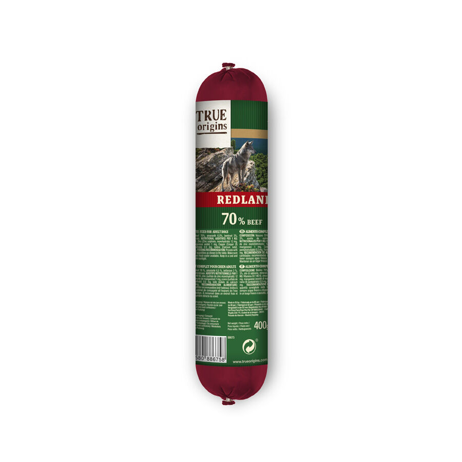 400 g True Origins Wild Salsicha Redlands boi para c&atilde;es, , large Imagem n&uacute;mero 1