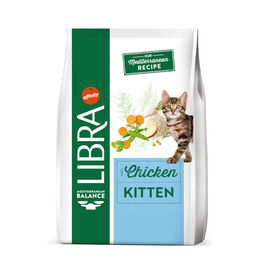 Libra Kitten Frango ração para gatos