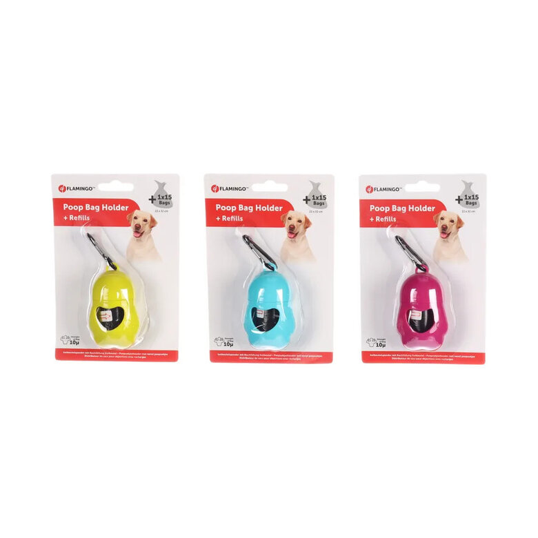Flamingo Legga Porta sacos + 15 sacos para cocó de cão,  Imagem número 2 Flamingo Legga Porta sacos + 15 sacos para cocó de cão, , large Imagem número 2
