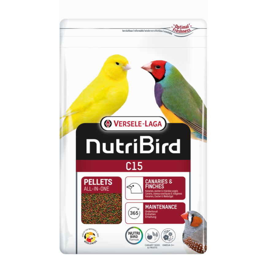 Versele-Laga NutriBird C15 Comida de Manuten&ccedil;&atilde;o para can&aacute;rios e fring&iacute;lidos., , large Imagem n&uacute;mero 1