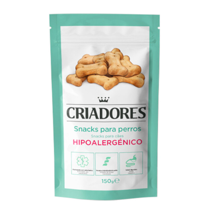 6 pacotes x 150 g Criadores Biscoitos Hipoalerg&eacute;nicos para c&atilde;es  Pack poupan&ccedil;a!, , large Imagem n&uacute;mero 1