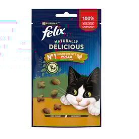 Félix Snacks Naturally Delicious de Frango para Gatos