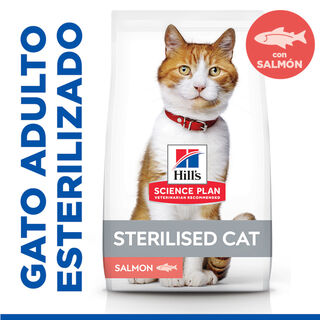 Hill's Science Plan Young Adult Sterilised Salmão ração para gatos