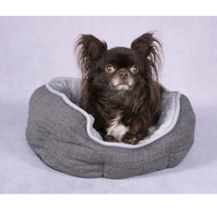 Flamingo Zupo Octagonal Cinzenta Escura cama para c&atilde;es e gatos, , large Imagem n&uacute;mero 3