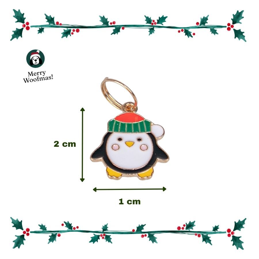 Wonder Christmas Pendente para coleira em forma de pinguim para c&atilde;es, , large Imagem n&uacute;mero 3