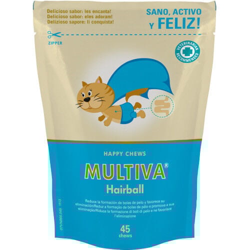 Vetnova Multiva Hairball suplemento para gatos Imagem n&uacute;mero 1