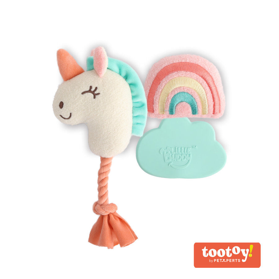 Tootoy! Puppy Unicorn Conjunto de brinquedos para cachorros, , large Imagem n&uacute;mero 1