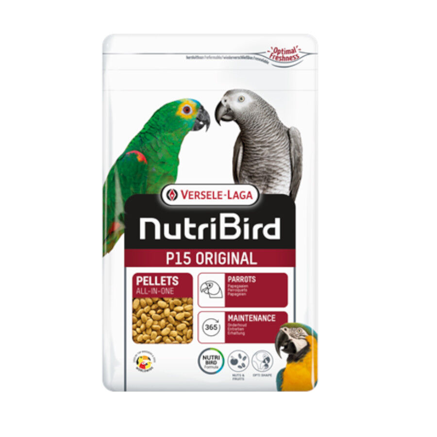 NutriBird P15 Original comida p&aacute;jaros ex&oacute;ticos Imagem n&uacute;mero 1