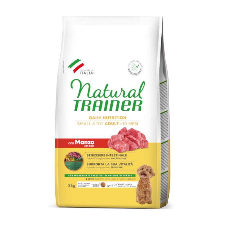 2 kg Natural Trainer Adult Mini Terneira ração para cães,  Imagem número 1 2 kg Natural Trainer Adult Mini Terneira ração para cães, , large Imagem número 1