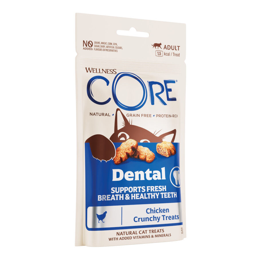 50 g Wellness Core Snack dental Pollo para gatos, , large Imagem n&uacute;mero 2