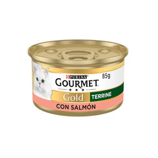 Gourmet Gold Terrine Salmão em lata para gatos