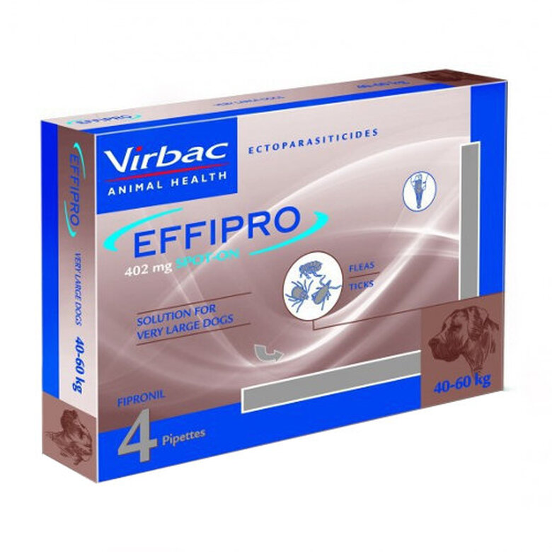 Virbac Effipro 40-60 kg antiparasitario perros image number null