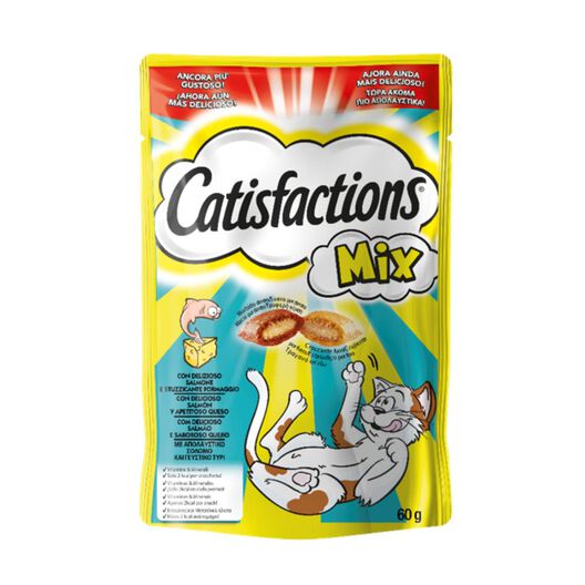 Catisfactions Biscoitos de Salmão e Queijo para Gatos, , large image number null