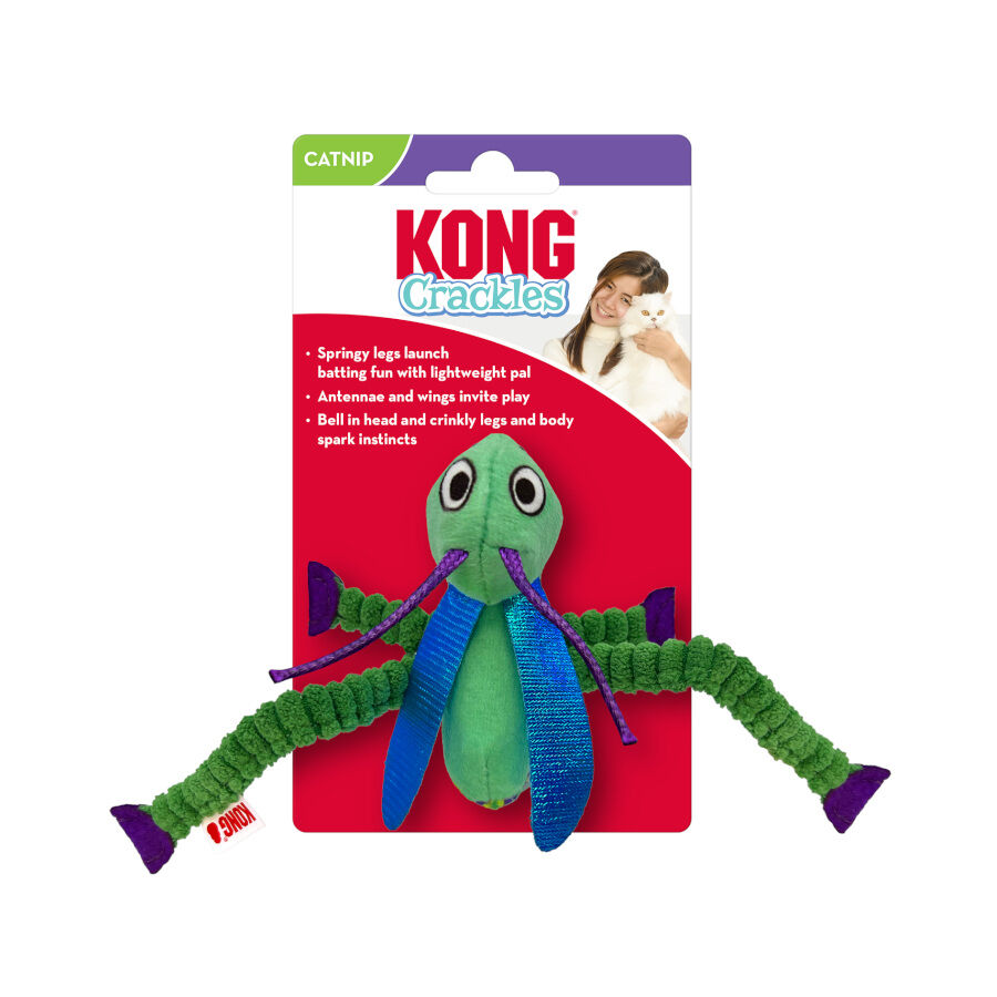 Kong Crackles Gafanhoto de peluche para gatos, , large Imagem n&uacute;mero 2