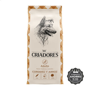 Criadores Adult Cordeiro e Arroz ração para cães de porte médio e grande