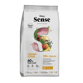 Dibaq Sense Grain Free Adult Frango & Pato ração para cães
