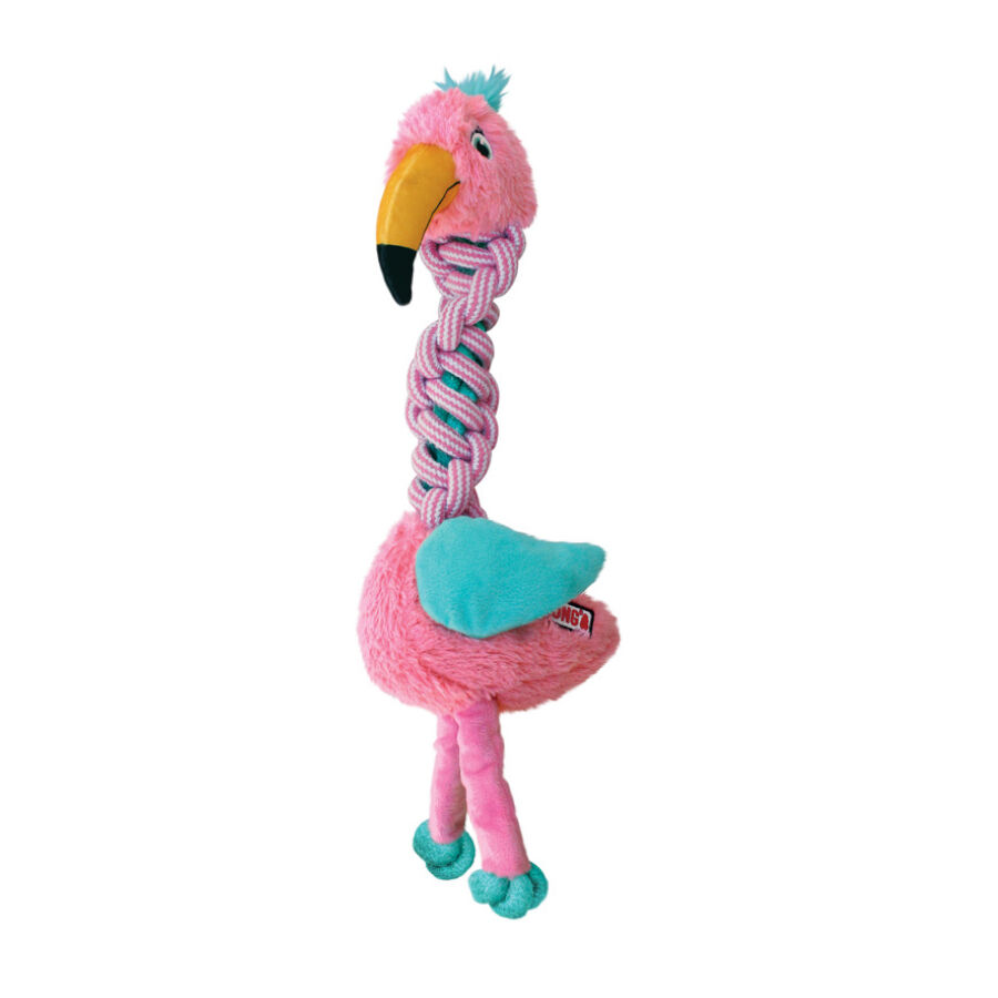 Kong Knots Twists Girafa / Flamingo de Peluche para c&atilde;es, , large Imagem n&uacute;mero 2