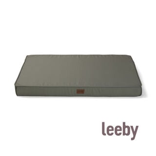 Leeby Colchão caqui antiderrapante para cães