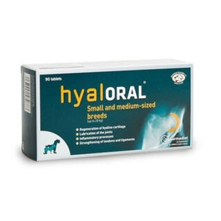 Pharmadiet Hyaloral Articular Comprimidos para cães de raça pequena e média 
