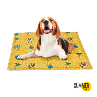 Summer Vibes Manta refrescante com estampado para cães