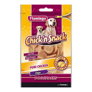 Flamingo Chick’n Snack guloseimas para cães