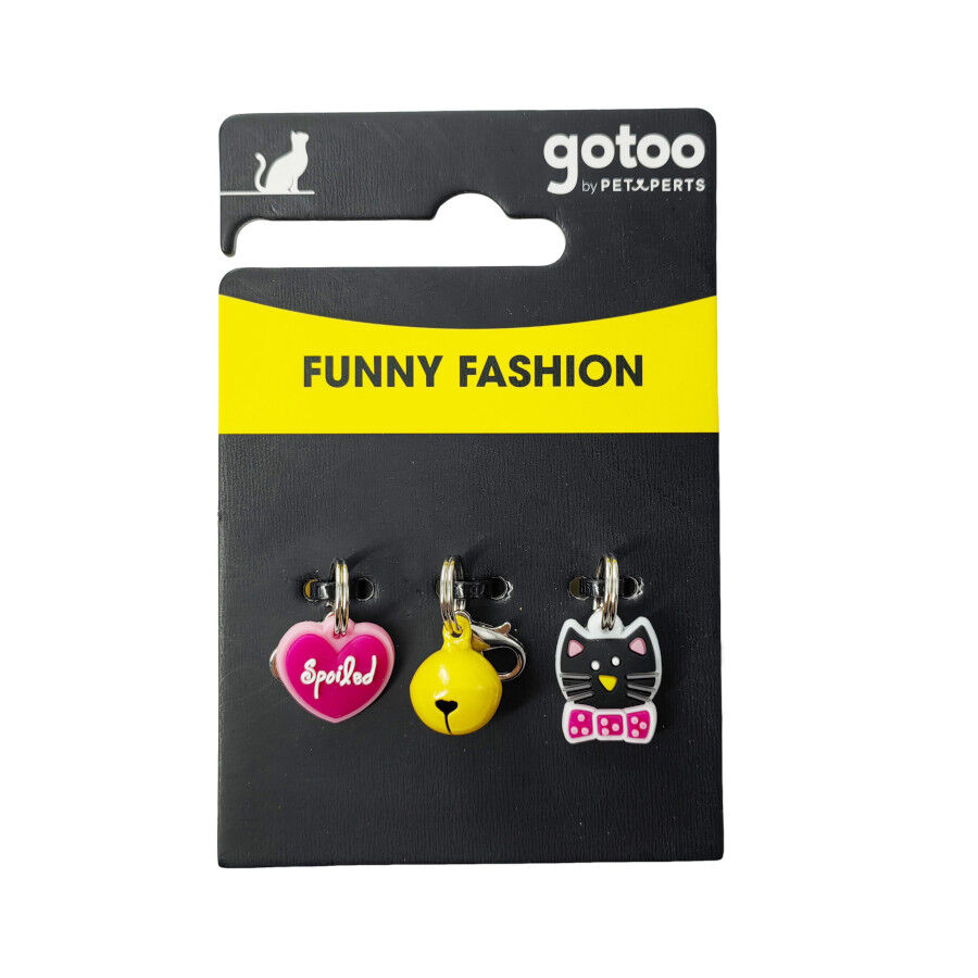 Gotoo Conjunto de medalhas rosas para gatos, , large Imagem n&uacute;mero 6