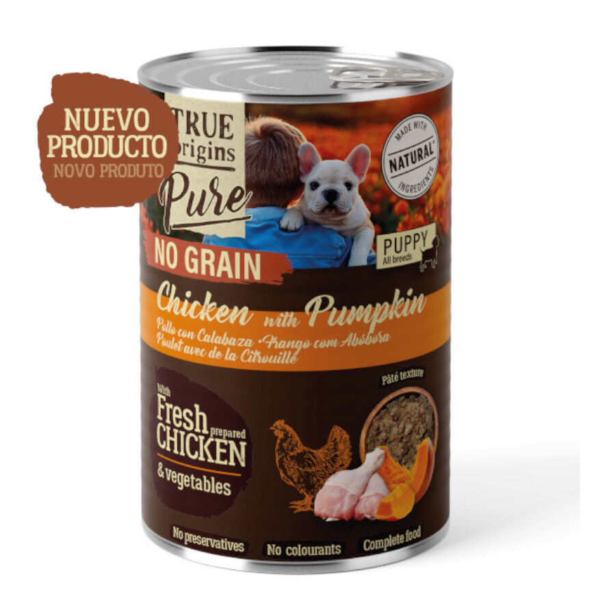 400 g True Origins Pure Lata de frango para cachorros, , large Imagem n&uacute;mero 2
