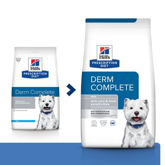 Hill's Prescription Diet Derm Complete Mini ração para cães, , large image number null