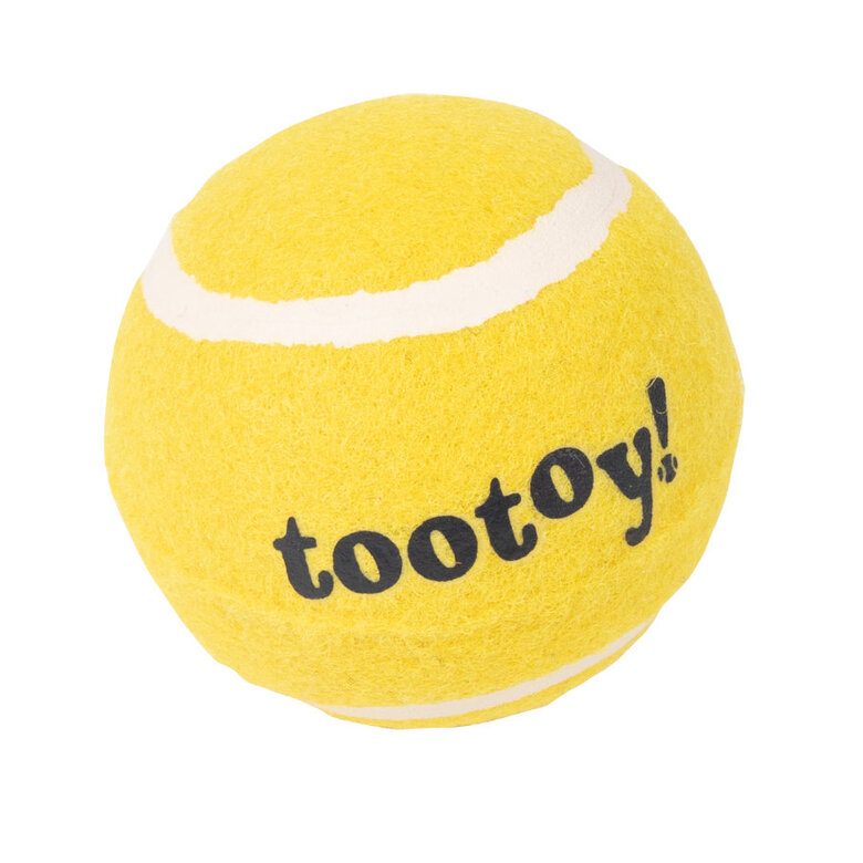Tootoy! Chase Squeaker Ball Amarela bola de ténis para cães,  Imagem número 2 Tootoy! Chase Squeaker Ball Amarela bola de ténis para cães, , large Imagem número 2