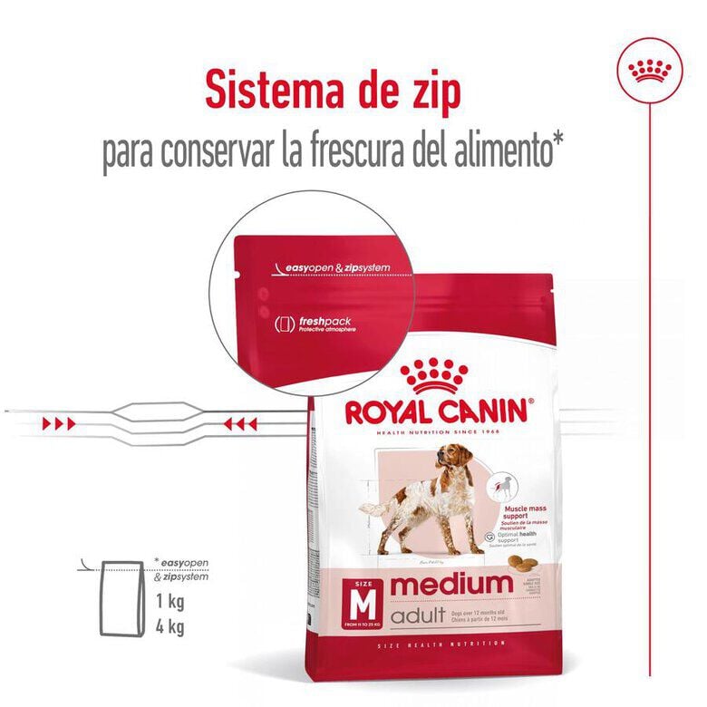 18 kg (15 + 3 kg &iexcl;gratis!) Royal Canin Medium Adult ra&ccedil;&atilde;o para c&atilde;es, , large Imagem n&uacute;mero 4