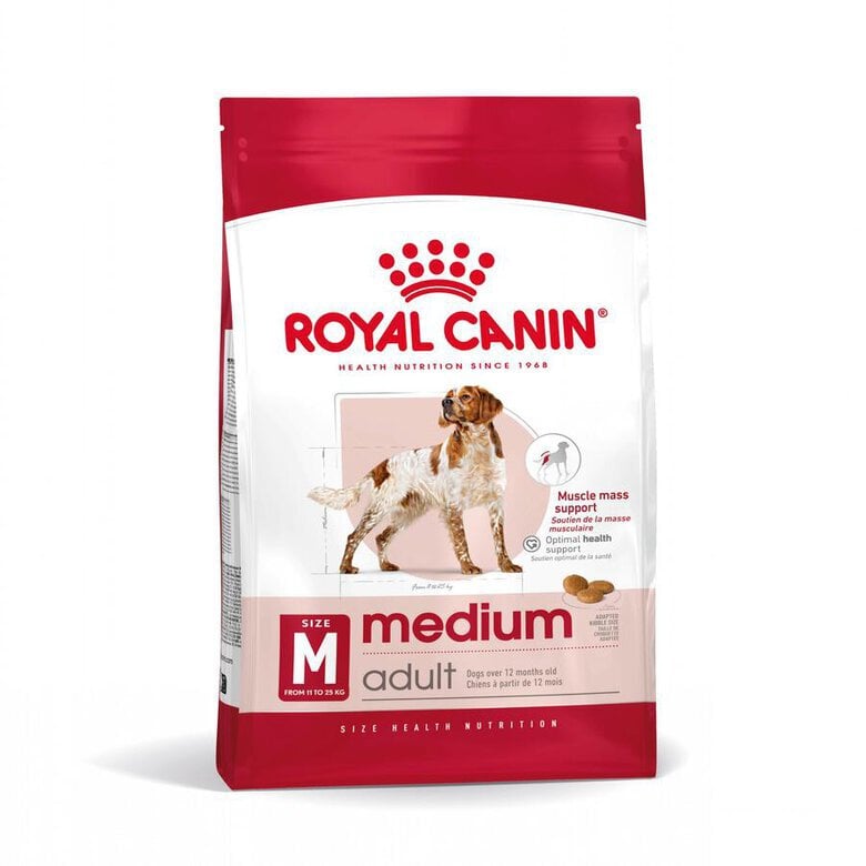 15 kg Royal Canin Medium Adult ração para cães,  Imagem número 1 15 kg Royal Canin Medium Adult ração para cães, , large Imagem número 1
