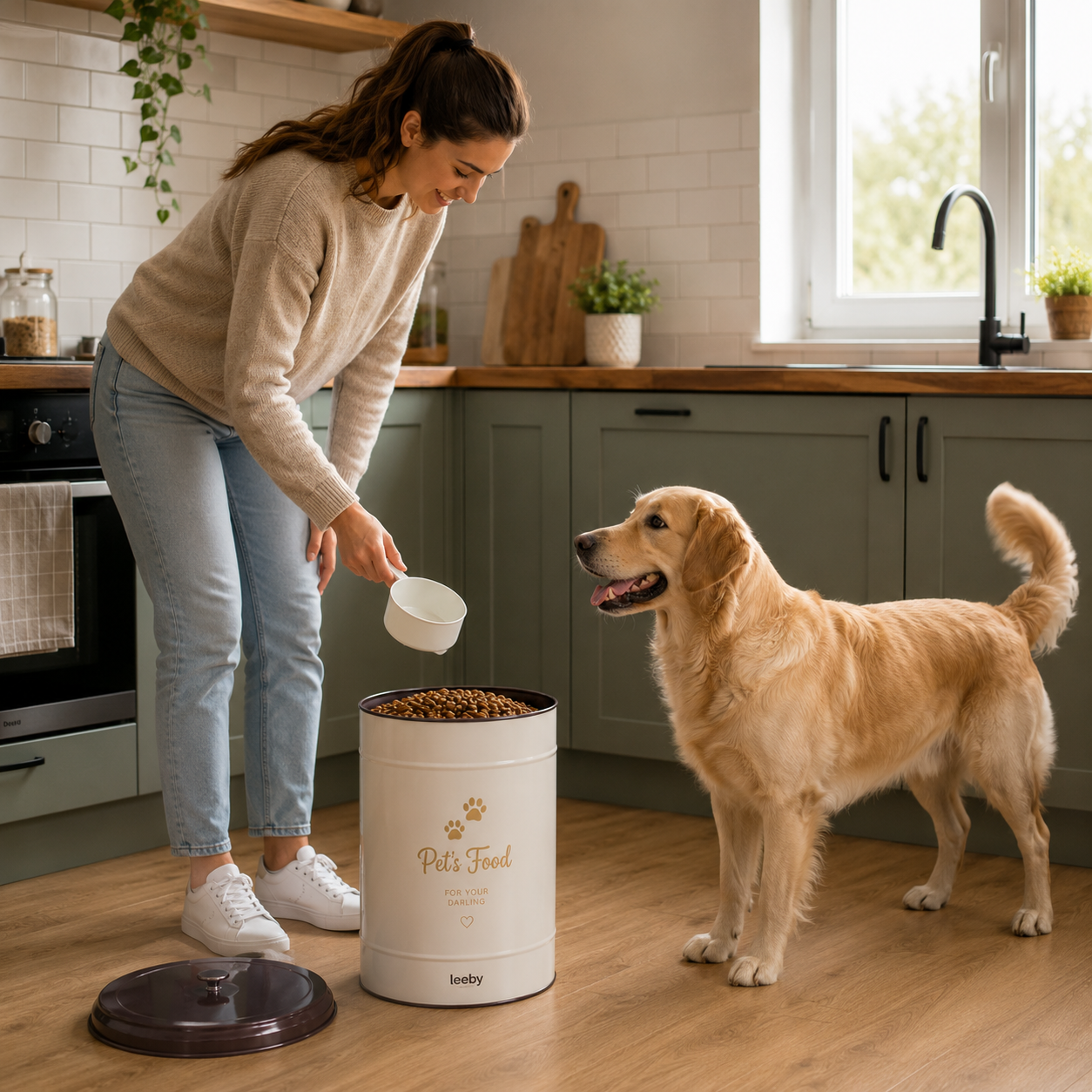 Leeby Recipiente para Ra&ccedil;&atilde;o para c&atilde;es, , large Imagem n&uacute;mero 1