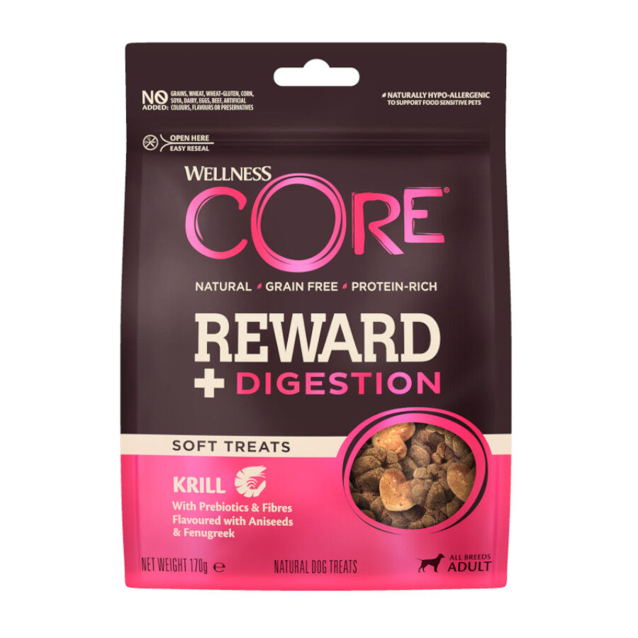 170 g Wellness Core Biscoitos Reward + Digestion Krill para c&atilde;es, , large Imagem n&uacute;mero 1