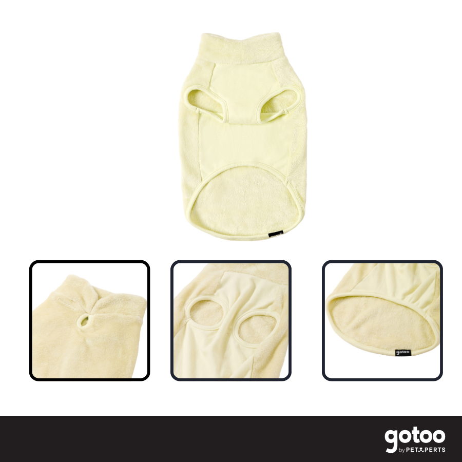 Gotoo Camisola Polar Amarela para c&atilde;es, , large Imagem n&uacute;mero 3