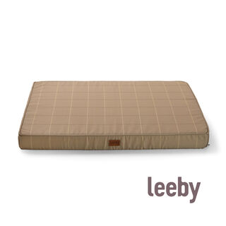 Leeby Colchão tartã antiderrapante para cães