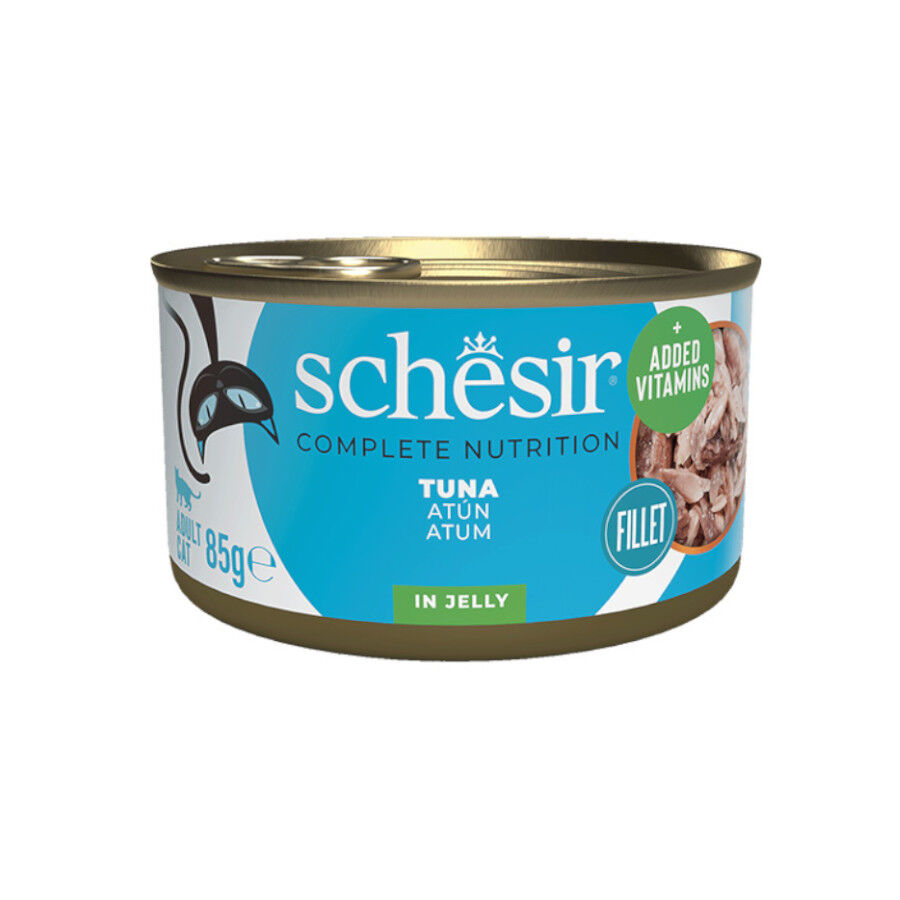 85 g Schesir Adult Atum em lata para gatos, , large Imagem n&uacute;mero 1