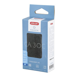 Substituição do filtro de aquário Zolux Aquaya Cascada 30 Zeocarb