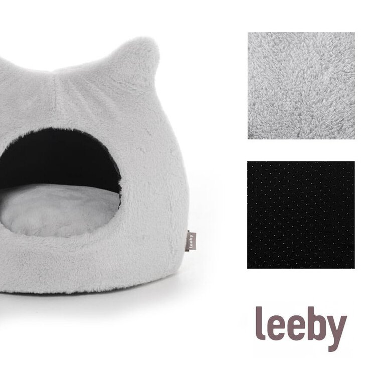 Leeby Igloo Anti Stress Cinzento para gatos,  Imagem número 6 Leeby Igloo Anti Stress Cinzento para gatos, , large Imagem número 6