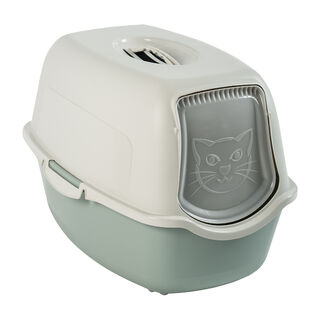 Rotho Eco Bailey Caixa de Areia Branca e Verde  para gatos