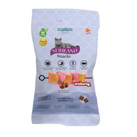 Serrano Snacks Urinary de Salmão e Atum para gatos