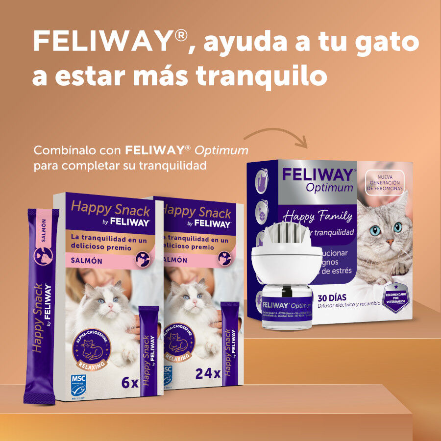 6 barritas Feliway Ceva Happy Snacks de Salm&atilde;o para gatos, , large Imagem n&uacute;mero 9