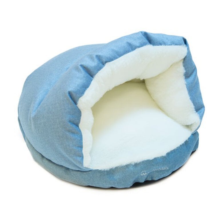 Wondermals Luxe celeste cama cueva para gatos Imagem número 1 Wondermals Luxe celeste cama cueva para gatos Imagem número 1