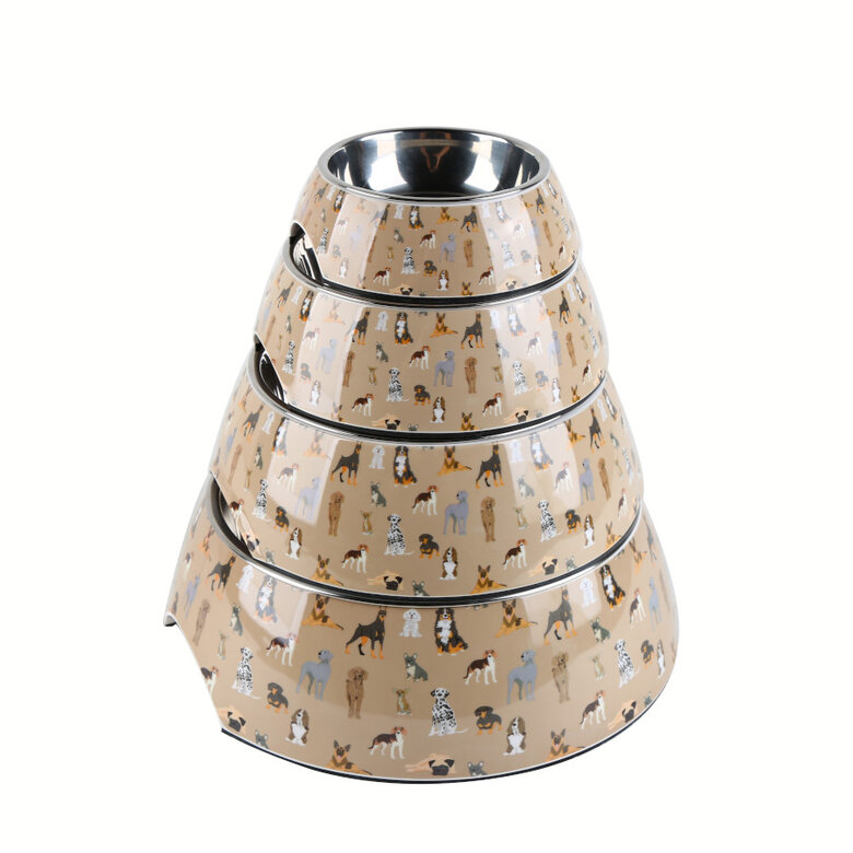 Leeby Comedouro marrom em inox para cães,  Imagem número 5 Leeby Comedouro marrom em inox para cães, , large Imagem número 5