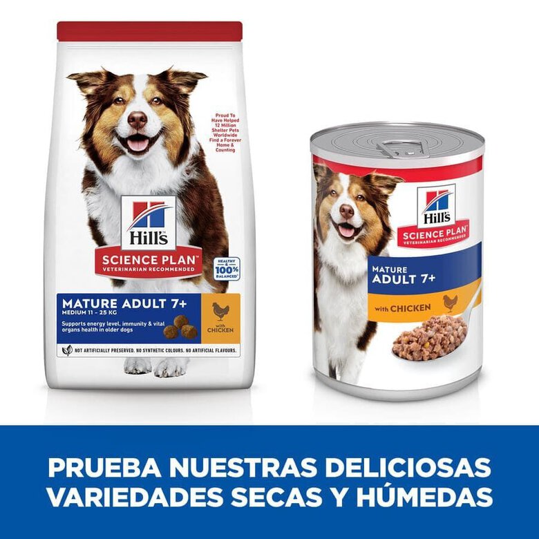14 kg Hill's Science Plan Medium Mature Adult Frango ração para cães,  Imagem número 6 14 kg Hill's Science Plan Medium Mature Adult Frango ração para cães, , large Imagem número 6