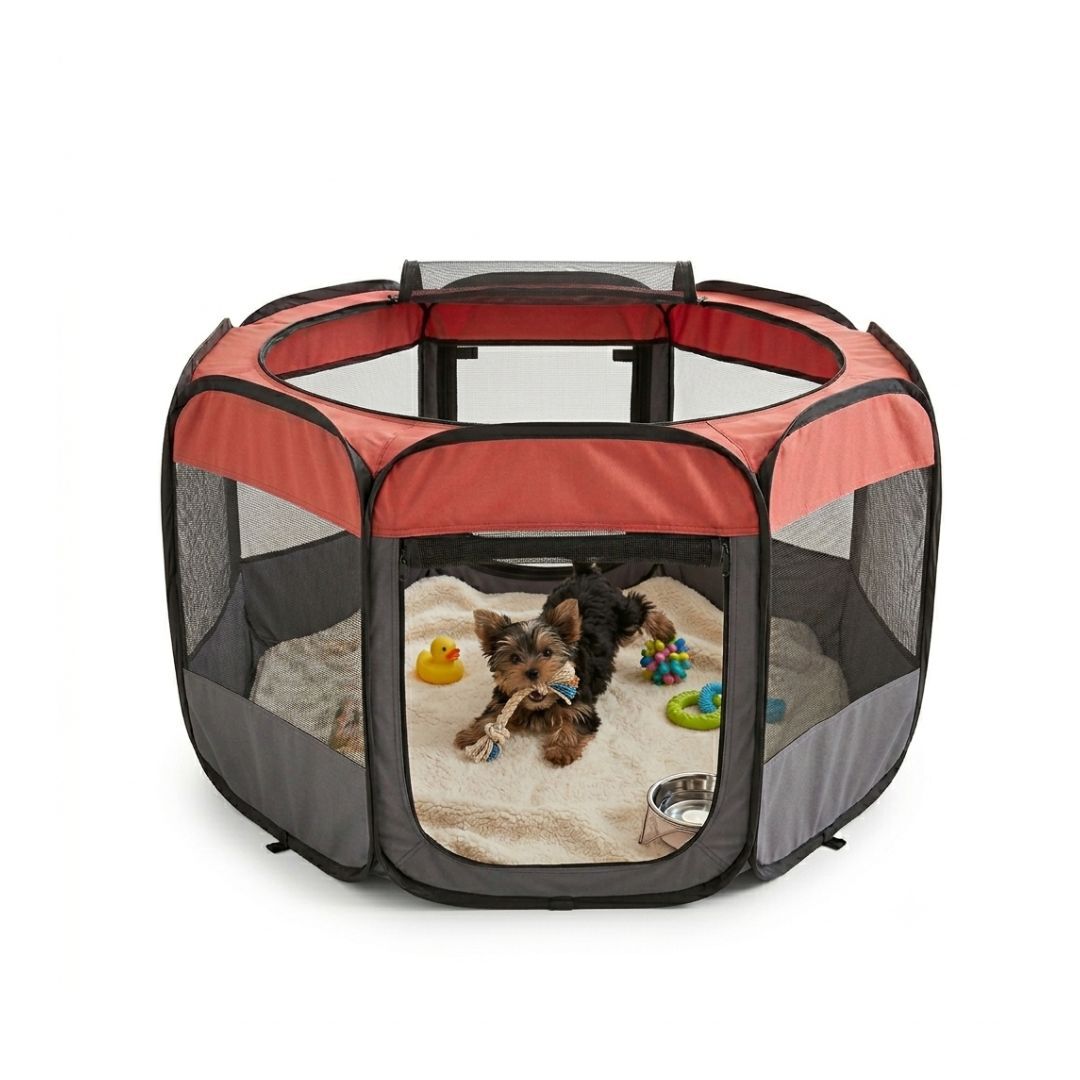 TK-Pet Parque dobr&aacute;vel de lona para animais de estima&ccedil;&atilde;o, , large Imagem n&uacute;mero 2